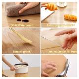 24 x 60 Inch Clear Plastic Dining Table Protector Tablecloth