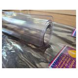 24 x 60 Inch Clear Plastic Dining Table Protector Tablecloth