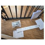 $85 Cumbor 34" Extra Tall Baby Gate for Stairs, Expandable 29.2-43"