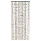 $65 FlavorThings Rainbow Wood Beaded Curtain 36x79 Door Decor