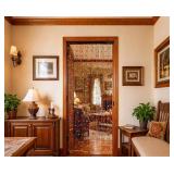 $65 FlavorThings Rainbow Wood Beaded Curtain 36x79 Door Decor