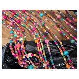 $65 FlavorThings Rainbow Wood Beaded Curtain 36x79 Door Decor