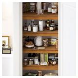 $172 Bamboo Wire Shelf Covers for Pantry/Closet (4pcs, 40" W x 16" D)