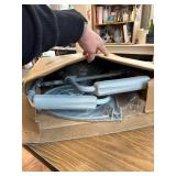 Drive Medical Folding Steel Bedside Commode Chair - 3-in-1 Toilet