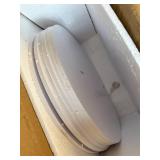 $63 4-Tier Rotating Bookshelf Tower, 360 Bookcase, White