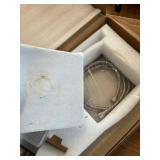 $370 Freestanding Bathtub Faucet Floor Mount Tub Filler, Brushed Gold