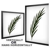 NAOKBOEE 14x19 Picture Frame in Black with Plexiglass, H/V