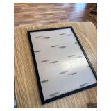 NAOKBOEE 14x19 Picture Frame in Black with Plexiglass, H/V