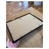 NAOKBOEE 14x19 Picture Frame in Black with Plexiglass, H/V