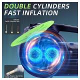 $95 ROGTZ 5 Ton 12V Electric Hydraulic Car Jack Kit with Impact Wrench