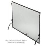 $125 UniFlame S-1127 Wrought Iron Spark Guard Screen 41W x31.5H