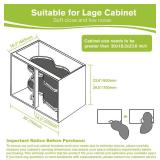 $186 Blind Corner Cabinet Pull-Out Organizer, 30in, 2-Tier Lazy Susan