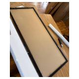 $63 41x17 Wooden Collage Frame, 20 Openings for 4x6, Wall Mount Black