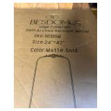 $120 Besdomus Gold Vintage Vanity Mirror 24x42 French Baroque Arched