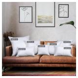 Utopia Bedding 14x14 Throw Pillows (Set of 4, White)