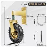 8-Inch Gate Wheel for Fence Gate 360 Rotation Caster