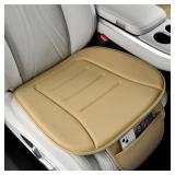 KAYI Car Seat Cushion - Memory Foam, Breathable Leather