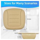 KAYI Car Seat Cushion - Memory Foam, Breathable Leather