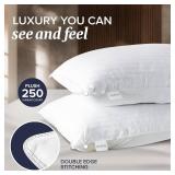 $80 Beckham Hotel Collection King Pillows Set of 2 - Down Alternative
