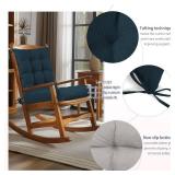 Rocking Chair Cushions, Non-Slip Tufted Seat & Back Indoor
