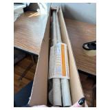 $51 Umimile Tension Curtain Rod, 51-145in, Stainless Steel