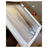 $89 Framed Wall Art Abstract Seascape Canvas Print 20x40in