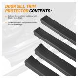 $52 Door Sill Protector for Toyota RAV4 (Hybrid/Prime) 4-Door Black