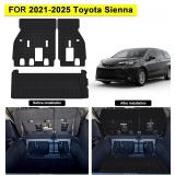 $70 Trunk Mat Toyota Sienna 2021-2026, 7&8 Seats Cargo Liner