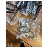 $69 6 Pack 10 ft String Light Poles, Adjustable Stand with Hooks