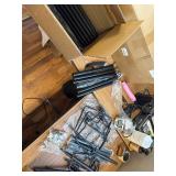 $69 6 Pack 10 ft String Light Poles, Adjustable Stand with Hooks