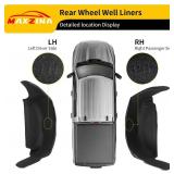 $120 Ford F-150 Rear Wheel Well Liners, 2021-2025, 2Pcs, No Drill