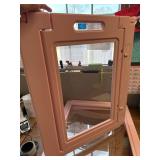 $235 PINK! VEVOR Clear Acrylic Dog Playpen Indoor 76x49x30 in, Waterproof