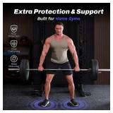 $130 AIRHOP 0.56in Thick Mats, 48 Sq Ft, 12 Tiles, Interlock 24x24in