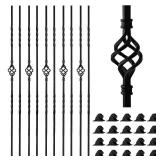 $79 10 Pack Wrought Iron Balusters 44