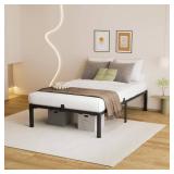 $72 14-Inch Twin Metal Platform Bed Frame with Mattress Stopper