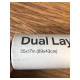 Nordik Felt and Leather Desk Mat Emberwood Brown 35x17