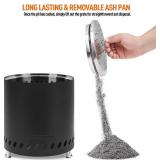 Portable Table Top Fire Pit with Stand, 8.6" Stainless, Low Smoke