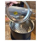 Portable Table Top Fire Pit with Stand, 8.6" Stainless, Low Smoke