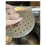 Portable Table Top Fire Pit with Stand, 8.6" Stainless, Low Smoke