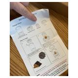 Portable Table Top Fire Pit with Stand, 8.6" Stainless, Low Smoke