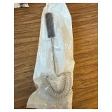 Rada Cutlery Black/Silver Nickel Stainless Steel Handi-Stir