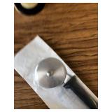 Rada Cutlery Pizza Cutter W221, 3" Stainless Wheel, USA, Black