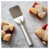 Rada Cutlery Spatula W214, 3.38x2in SS Face, Made in USA, Black