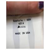 Rada Cutlery Spatula W214, 3.38x2in SS Face, Made in USA, Black