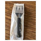 Rada Cutlery Spatula W214, 3.38x2in SS Face, Made in USA, Black