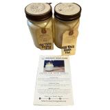 2 pack 16 ounce Whiskey Boat Candles
