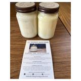 2 pack 16 ounce Whiskey Boat Candles