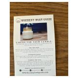 2 pack 16 ounce Whiskey Boat Candles