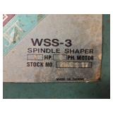WSS-3 Spindle Shaper Machine