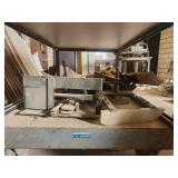 Industrial Multi-Level Cart on Casters - Contents Included